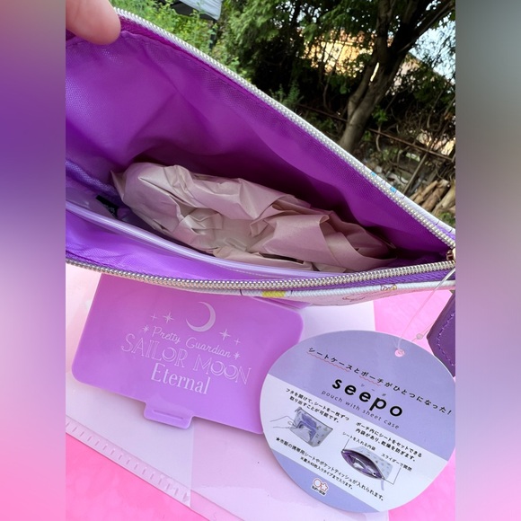 Pretty Guardian Sailor Moon Eternal Make Up Pouch Cosmetic Case Seppo - Picture 7 of 11